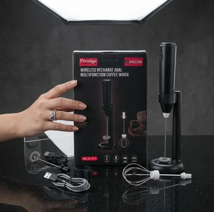 Prestige Mukti Wireless Rechargeable Multifunction Coffee Whisk (Model MC/D-311)