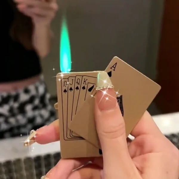 Card Gas Lighter Keyring