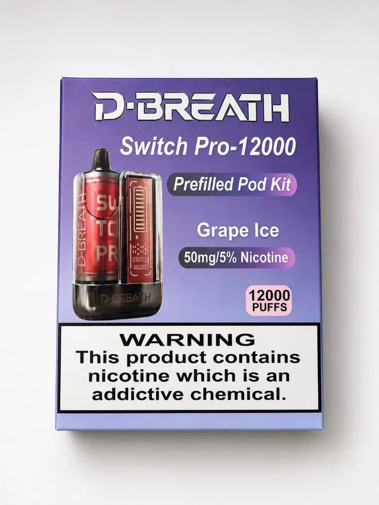 D-BREATH Switch Pro-12000 Puff Prefilled Pod Kit