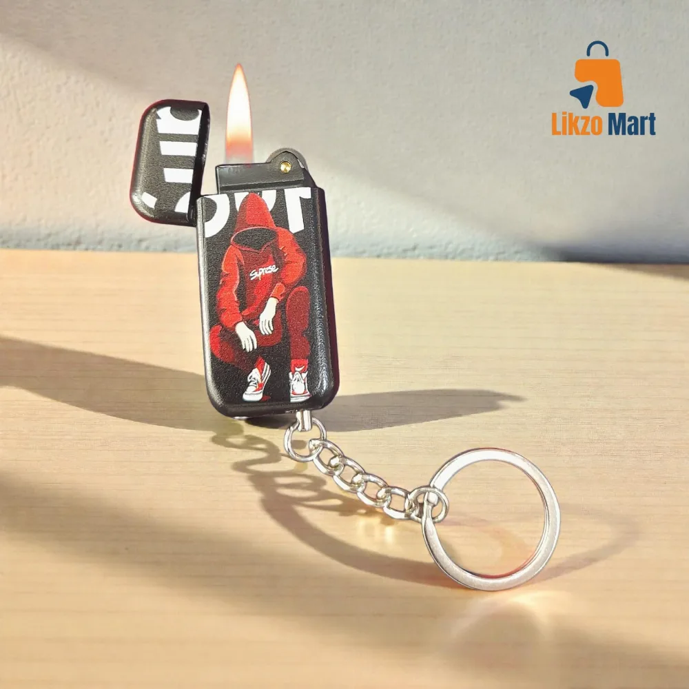 Fashionable Super Mini Pocket Lighter with Keychain