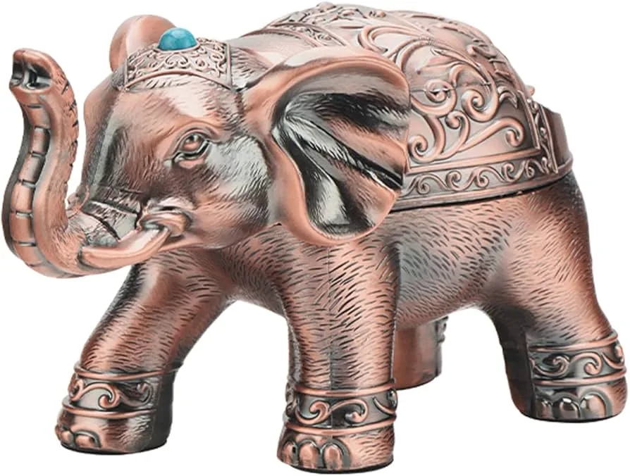 🐘Creative Elephant Shaped Metal Ashtray🐘