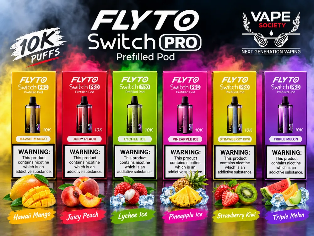 ✨ FLYTO Switch PRO 10k  Puffs Cartridge Only ✨