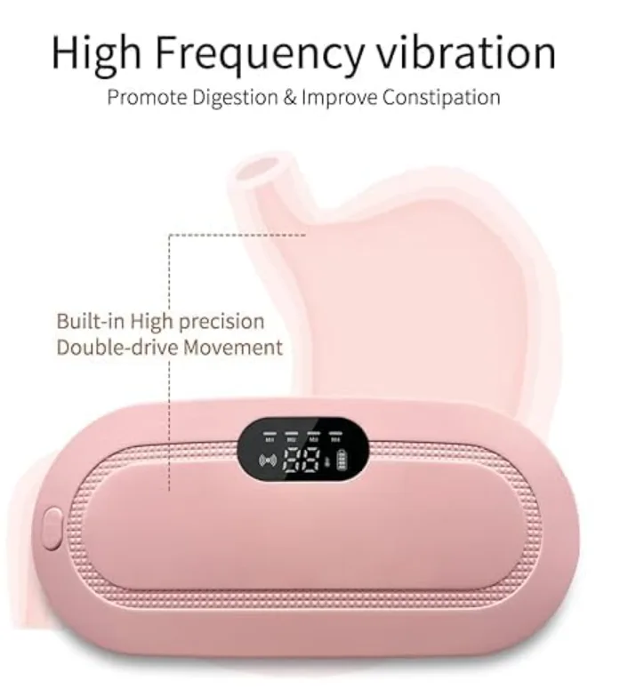 Wireless Warm Palace Belt With LCD Display Heating Pad Relieve Hot Compress