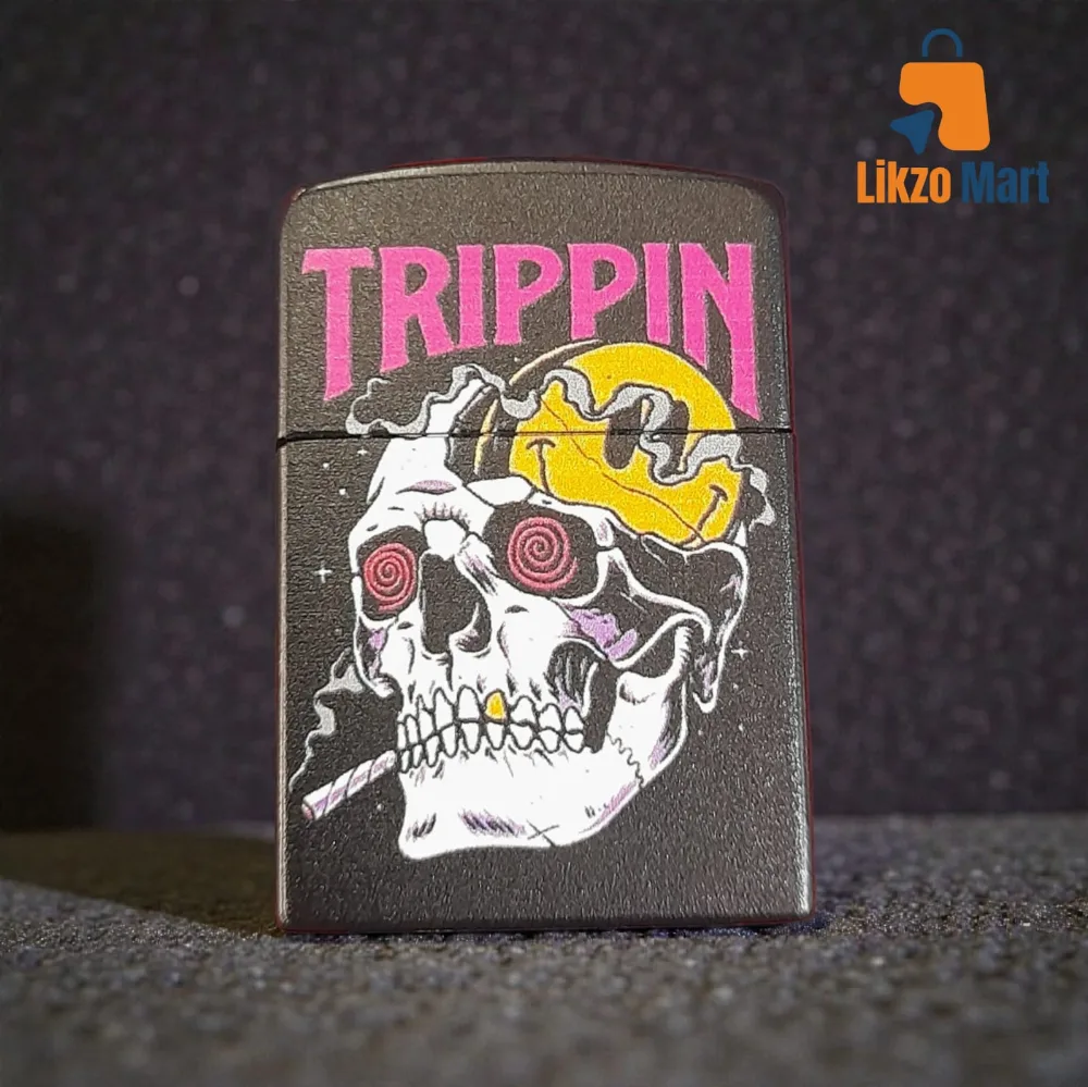 🔥 Mini Metal Gas Lighter – ( TRIPPIN ) 🔥