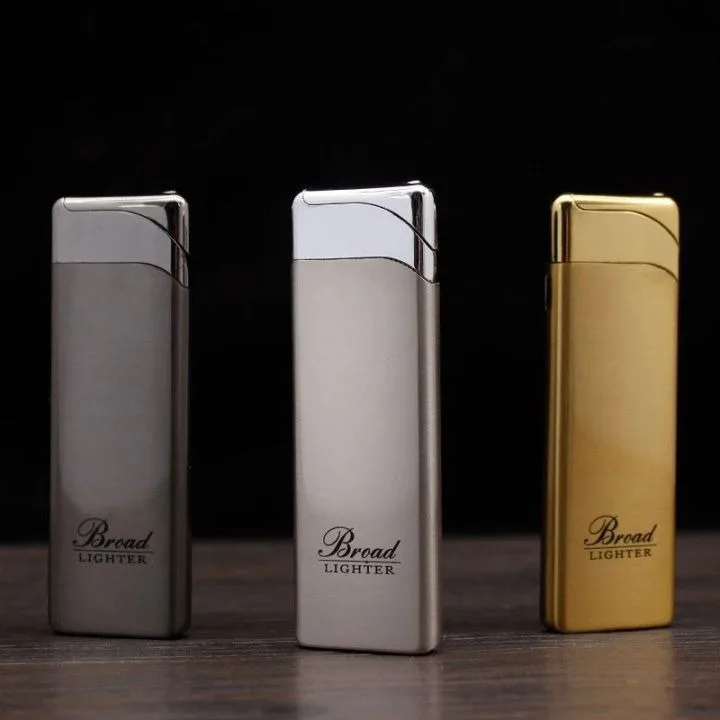 Portable Torch Gas Lighter Metal Windproof Gas Refillable Cigar Lighter