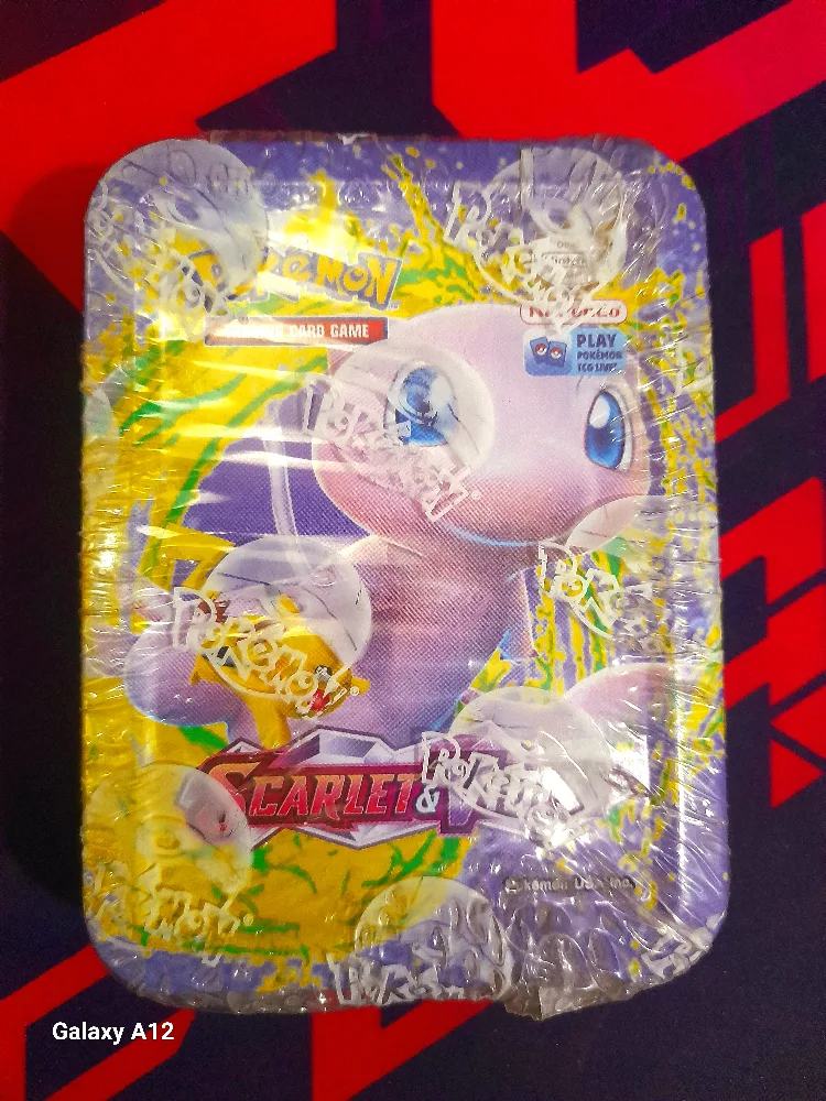 Pokemon Metal Box Card Game - TCG Trading Card Game Tin Can 41 Cards