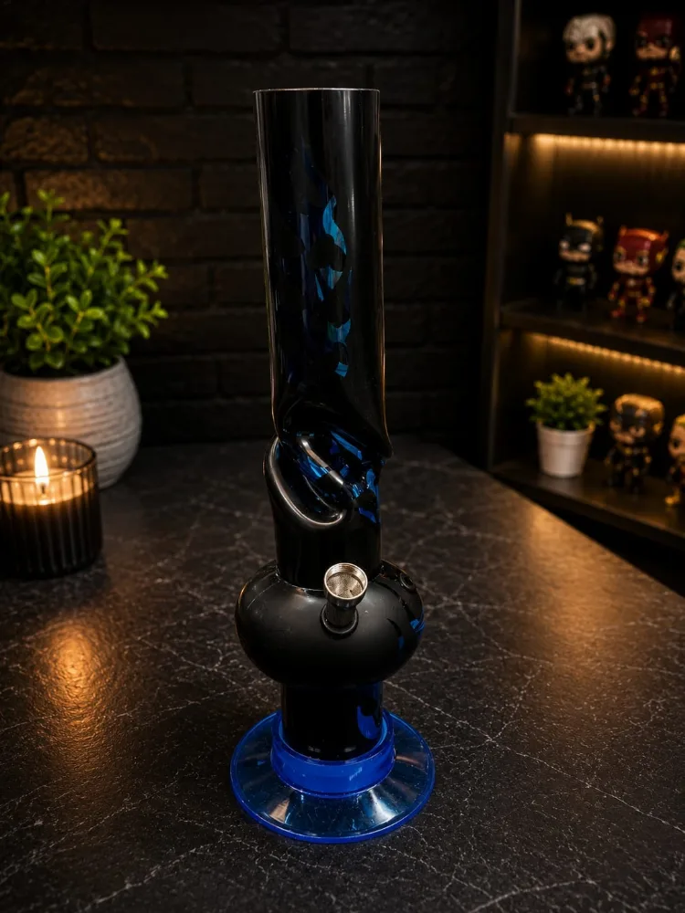 Bong Hukka ( Length : 12 inci )Rolling Stones Acrylic Bong(Random Color)