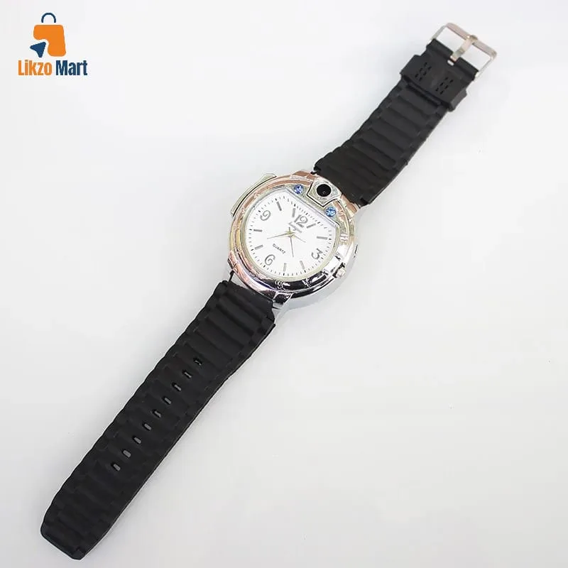 ⌚🔥 Unique Military Lighter Watch