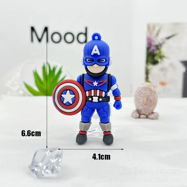 Avengers Alliance Keychain Doll Pendant
