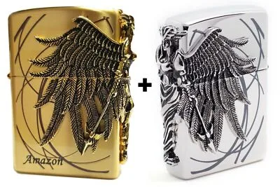 New 3D Zippo Style Gas Lighter