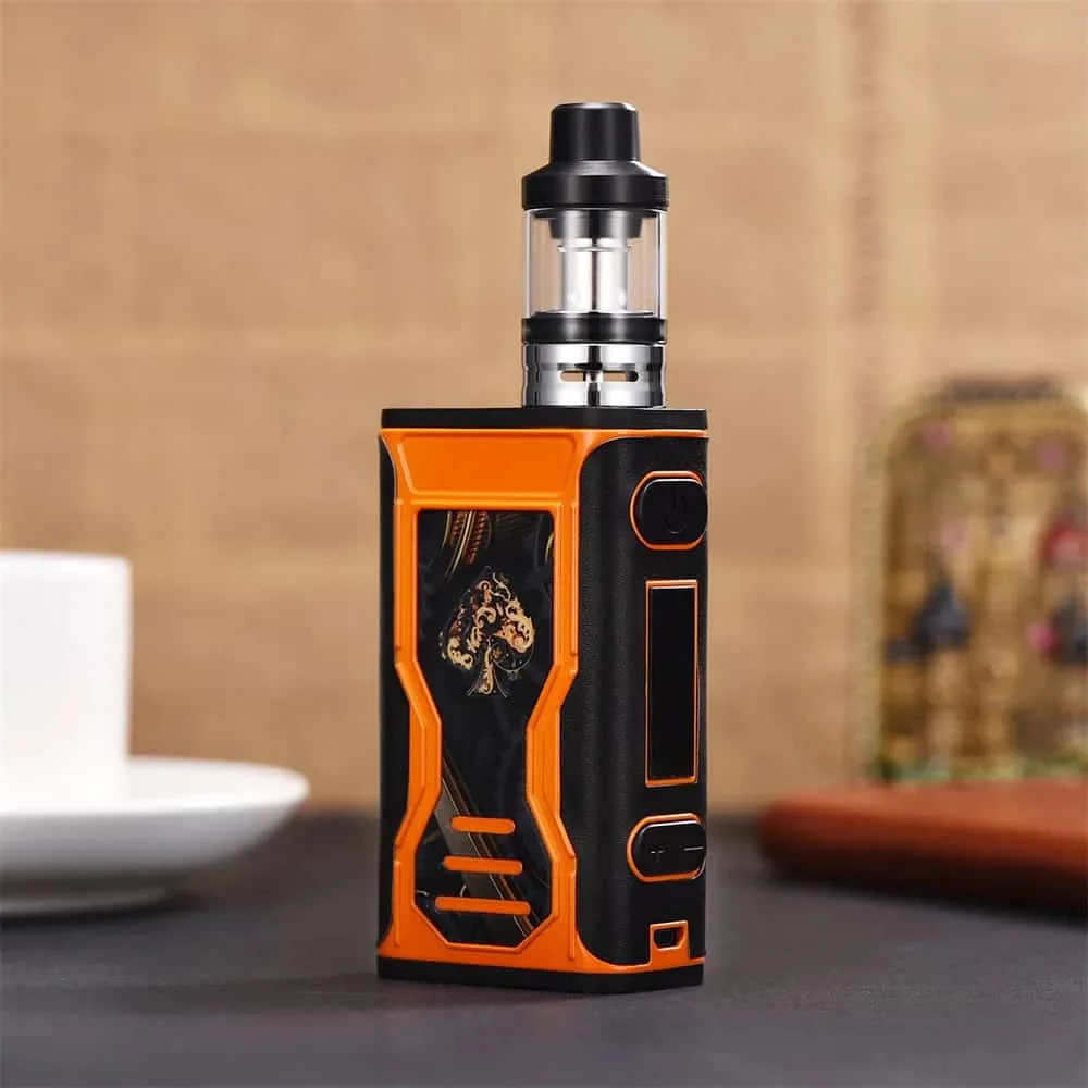 Electronic m3 128W Box Mod Kit With 3 5ml Tank Built in 2000mAh Battery Huge Thick Oil Gaft Flaveor 1