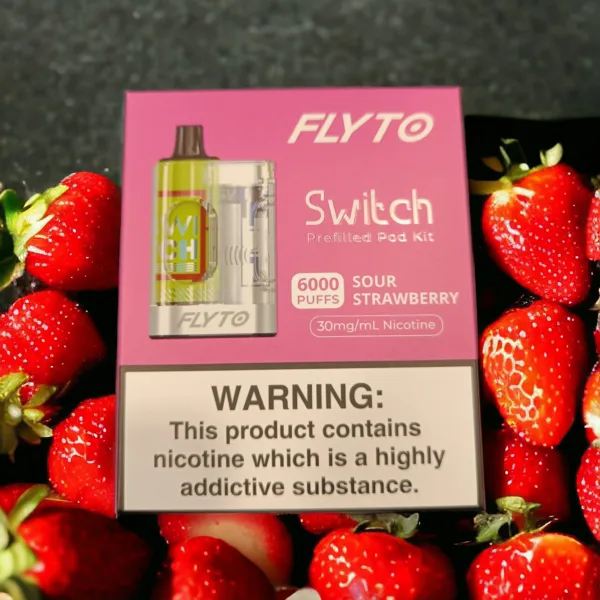 Flyto Switch Pro 10,000puffs Full Kit - Strawberry Kiwi