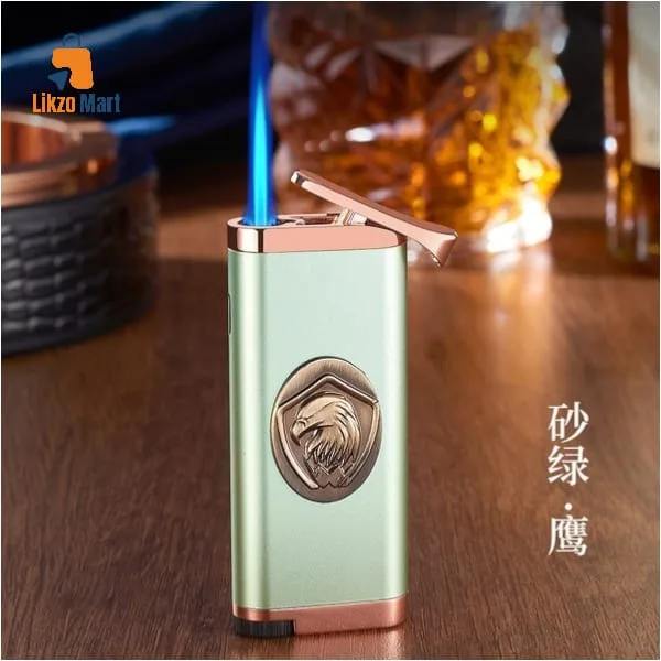 Trendy Three-Dimensional Embossed Blue Flame Lighter 😍