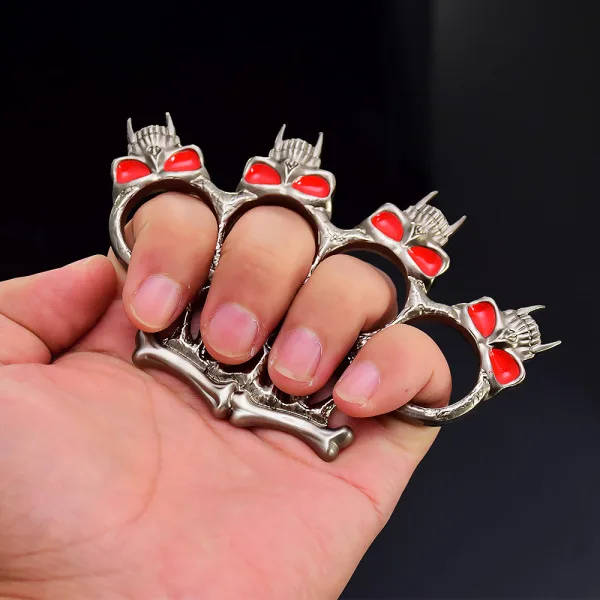 Anime peripheral model toy punch skull King all-metal weapon model crafts ornaments