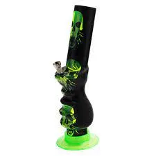 AT-Acryl Bong 32cm Flames( Random calour )