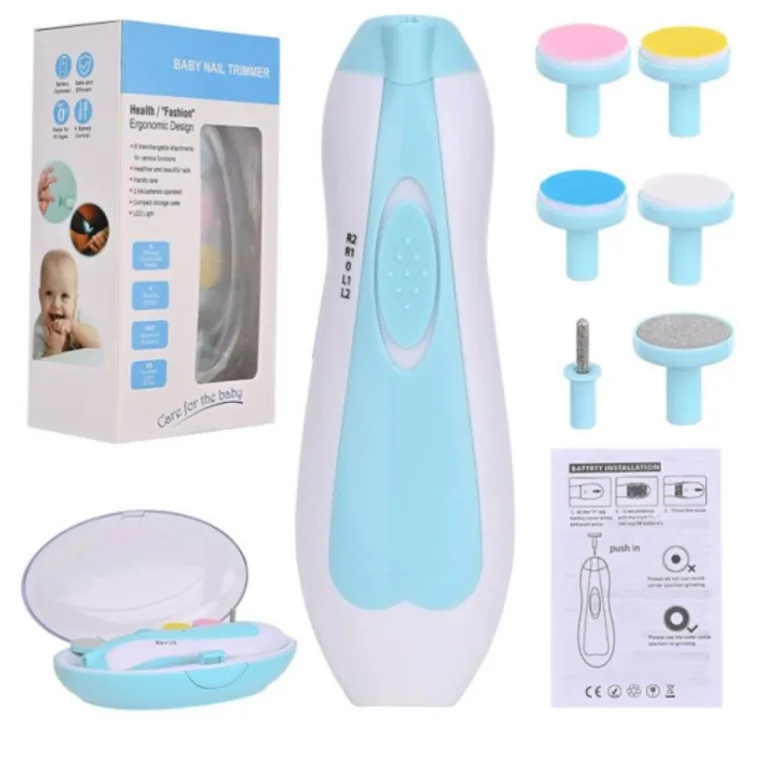 Electric baby nail trimmer and manicure set