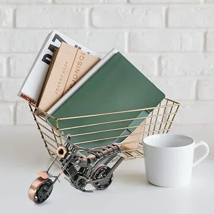 Motorcycle Model Metal Retro Handicraft Motorcycle Home Decor Ornaments for Motorcycle Lovers, Desktop Decoration, Birthday Gifts