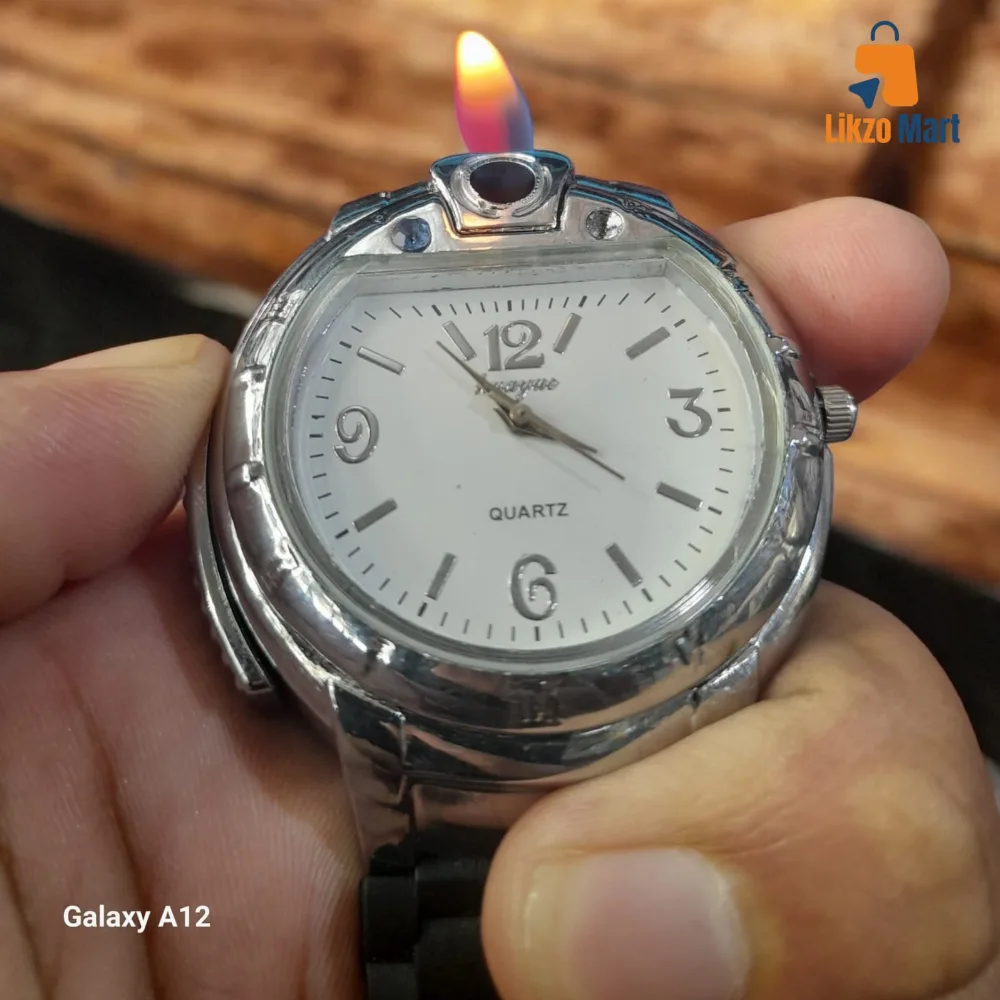 ⌚🔥 Unique Military Lighter Watch