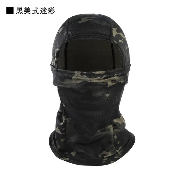 Cycling Headgear American Camouflage Sunscreen Mask Outdoor Mask Quick-drying Mesh Fabric Hiking Protective Windproof Headgear
