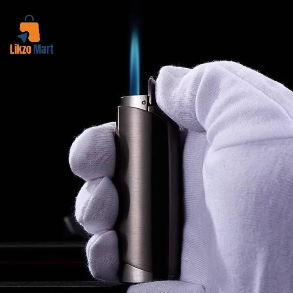 Business Gifts Metal Brushed Windproof Straight Lighter💥