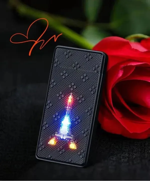 Metal Gas Refillable Blue Flame Jet lighting system gas Lighter