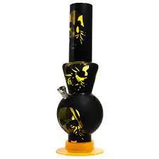 AT-Acryl Bong 32cm Flames( Random calour )