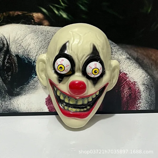 🎃(( LED )) Halloween Eye-Bursting Clown Mask👻☠