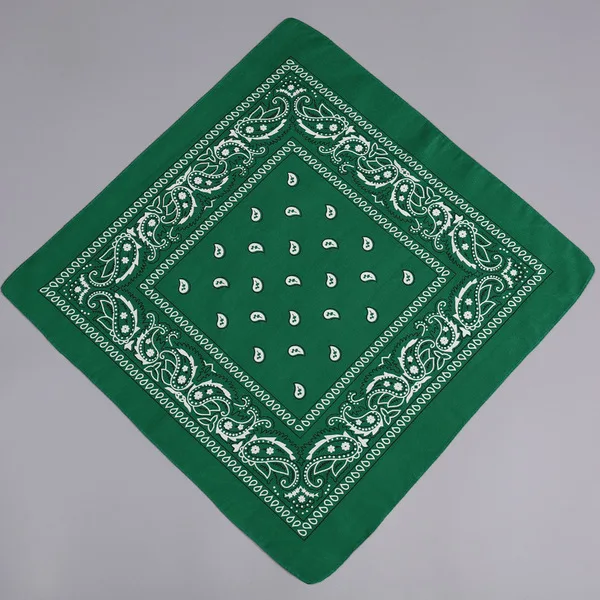 Polyester Paisley cashew flower square scarf magic outdoor riding hip hop style headscarf