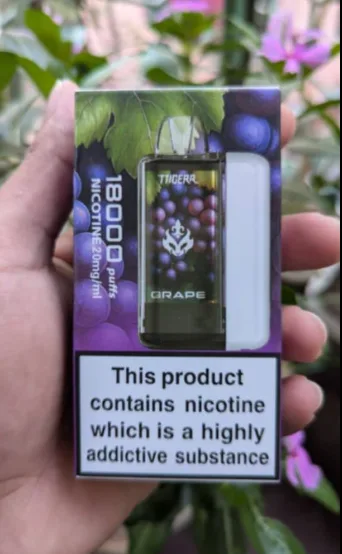 Ttigerr 18k Puffs Disposable Grape 1 Piece