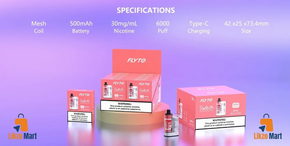 Flyto Switch 6K Prefilled Cartridge Only 💥