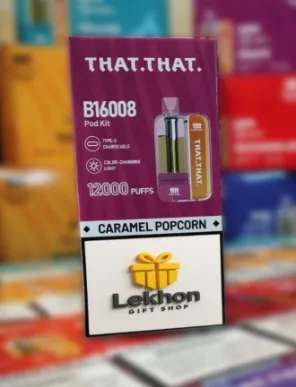 That That caramel popcorn 12K Puffs Full Kit Disposable Vape