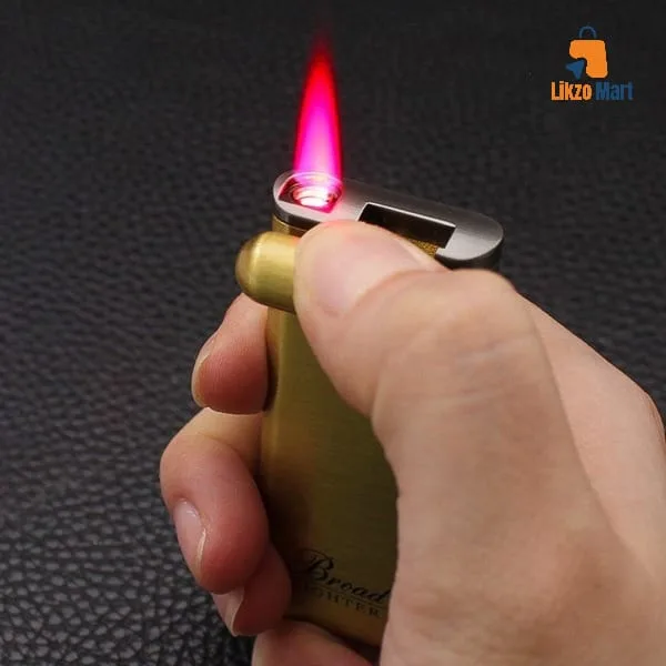 Premium quality inflatable creative metal windproof red flame cigarette lighters😍