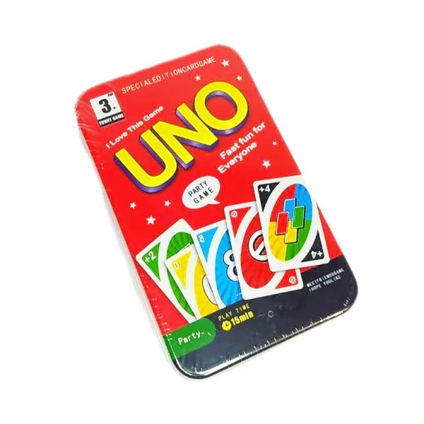 Uno Card Luxury Steel Box