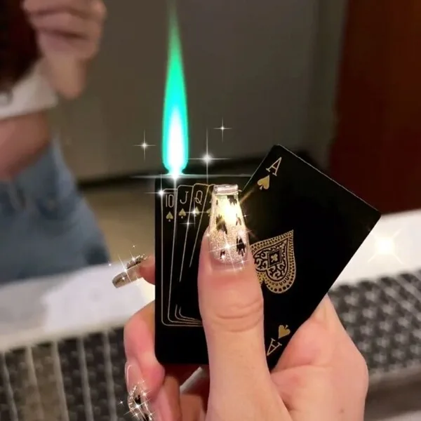 Card Gas Lighter Keyring