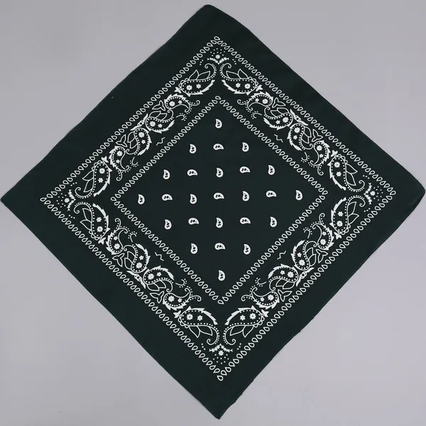 Polyester Paisley cashew flower square scarf magic outdoor riding hip hop style headscarf