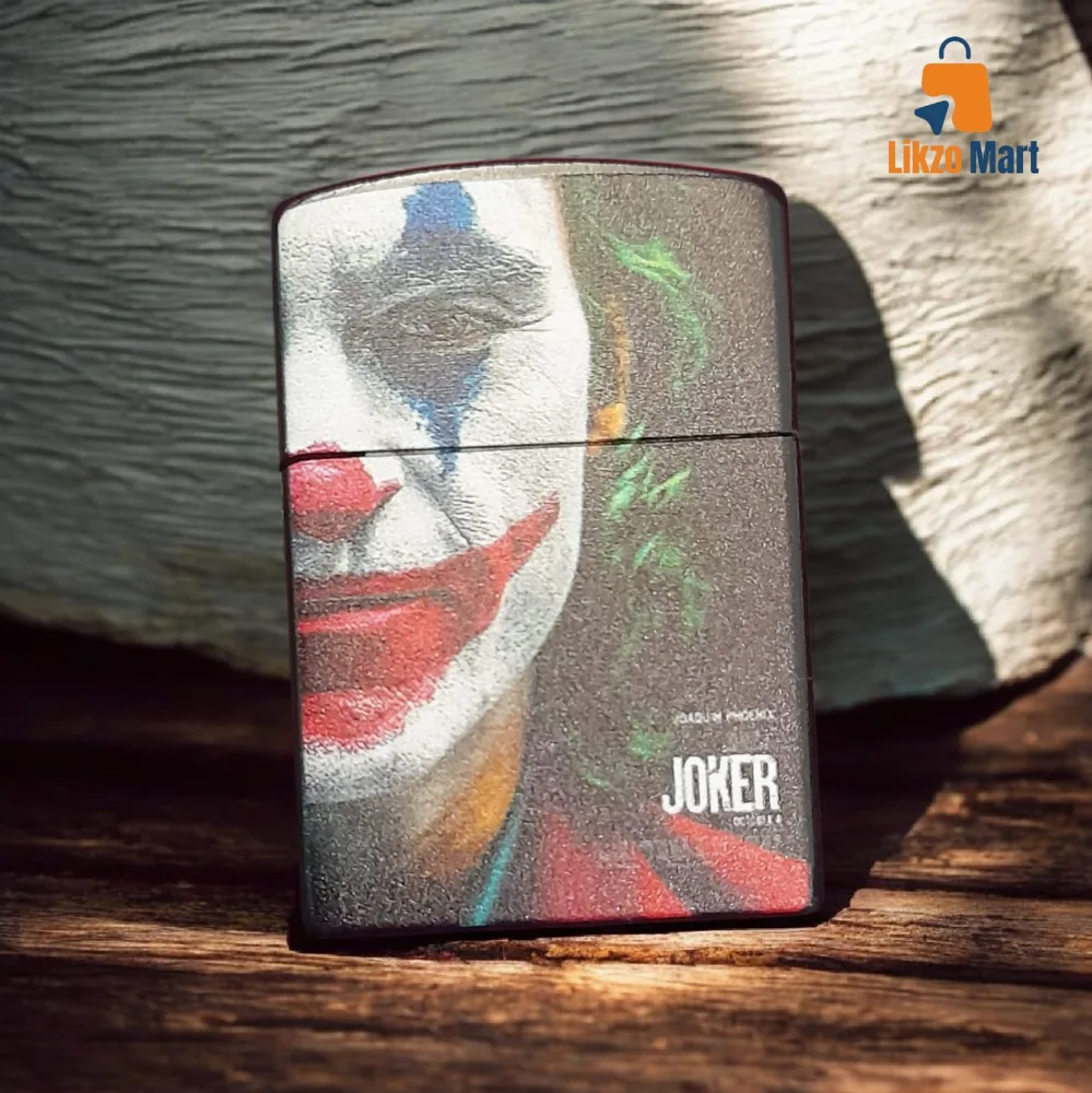 Mini Metal Gas Lighter – ( joker ) 🔥