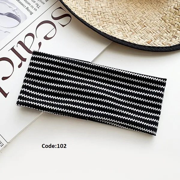 European and American Hair Band Bohemian Cashew Yoga Sports Hair Band Antiperspirant Sweat Absorbent Stingy Cotton Headband Knot Headband