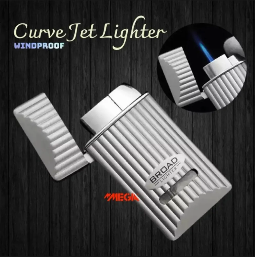 Broad Metal Gas Lighter 🔥