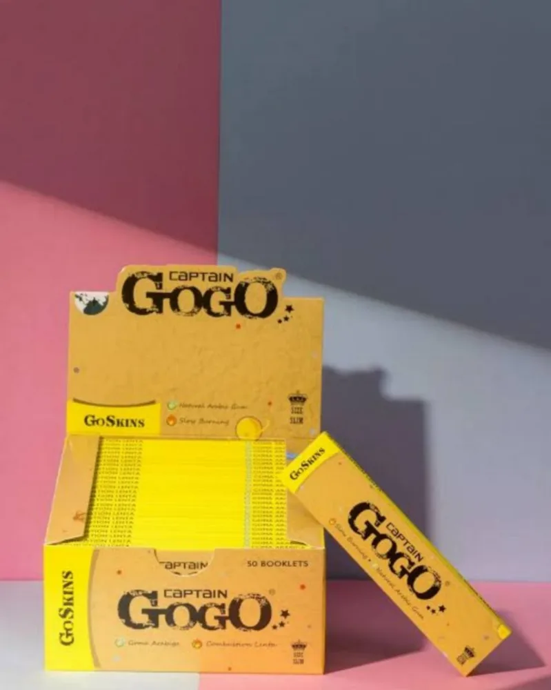 🟤 Captain GoGo Unbleached Brown GoSkins – 1 1/4 (Small Size)