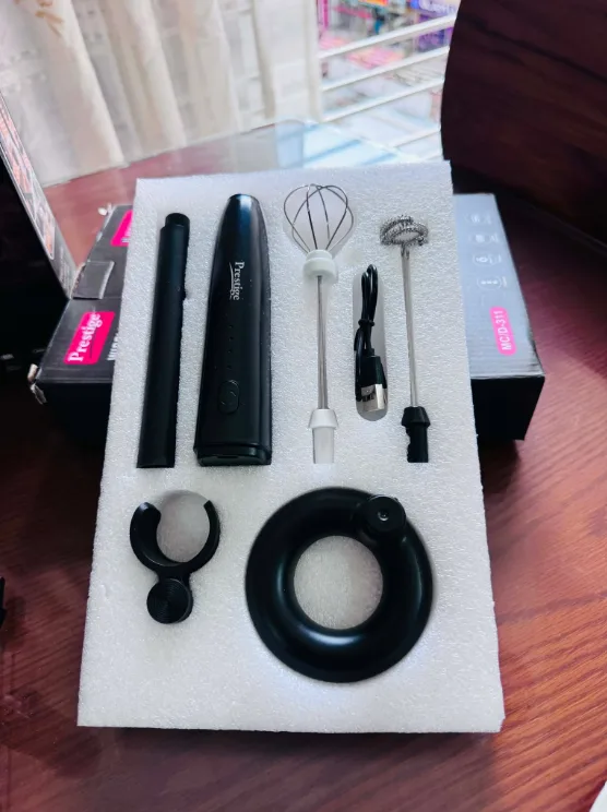 Prestige Mukti Wireless Rechargeable Multifunction Coffee Whisk (Model MC/D-311)