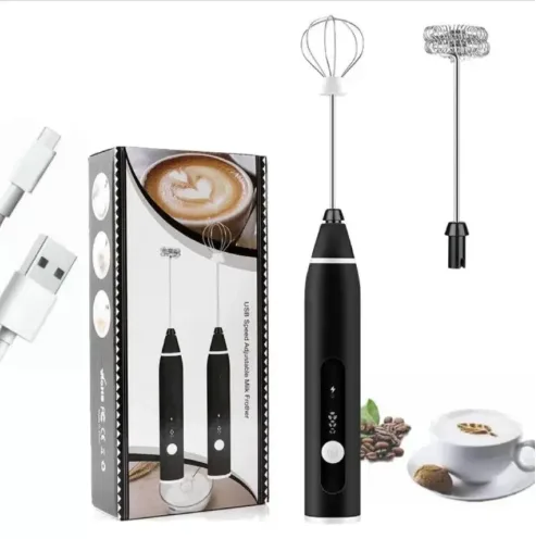 2-in-1 Rechargeable Coffee & Milk Frother