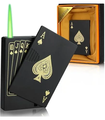 Card Gas Lighter Keyring