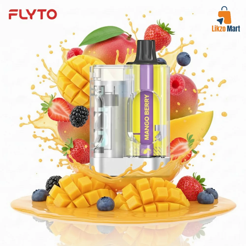 Flyto Switch 6000 Puffs Disposable Pod Kit – Rechargeable, 8ml E-liquid, Type-C Charging
