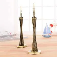 Statues Ornaments Statues Sculptures Canton Tower Model Figurine Famous Landmark Architecture Home Office Decoration
