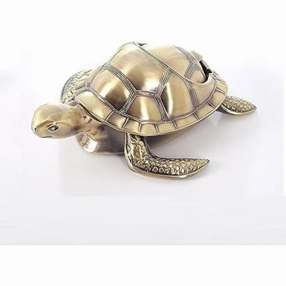 🐢 স্টেইনলেস স্টিল টার্টল সিগারেট অ্যাশট্রে 🐢