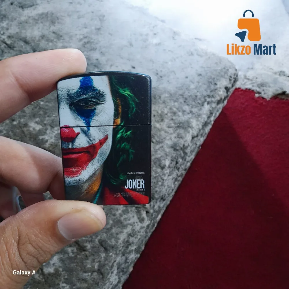 Mini Metal Gas Lighter – ( joker ) 🔥