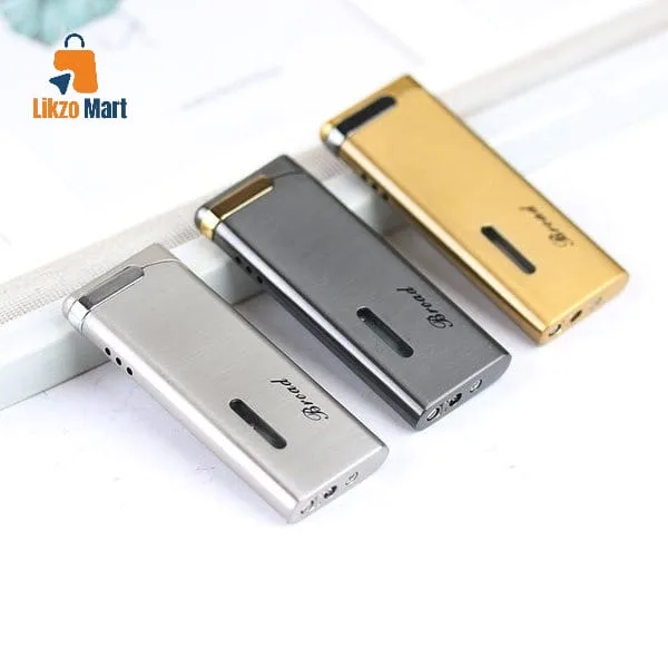 Metal red flame visible windproof inflatable lighters
