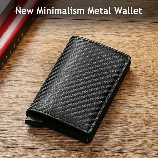 💳 Carbon Fiber RFID Card Bag Wallet