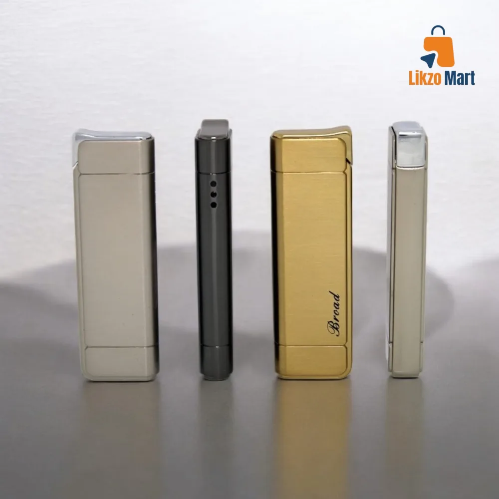 Strip Electroplating Inflatable Gas Direct Personality Metal Advertising Lighter 🔥