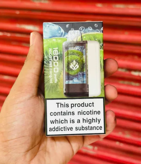 Ttigerr 18k Puffs Disposable Kiwi Fruit 1 Piece